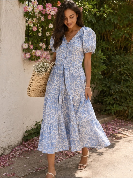 PATTY KIM Dresses & Skirts - Patty Kim Printed Maxi Dress